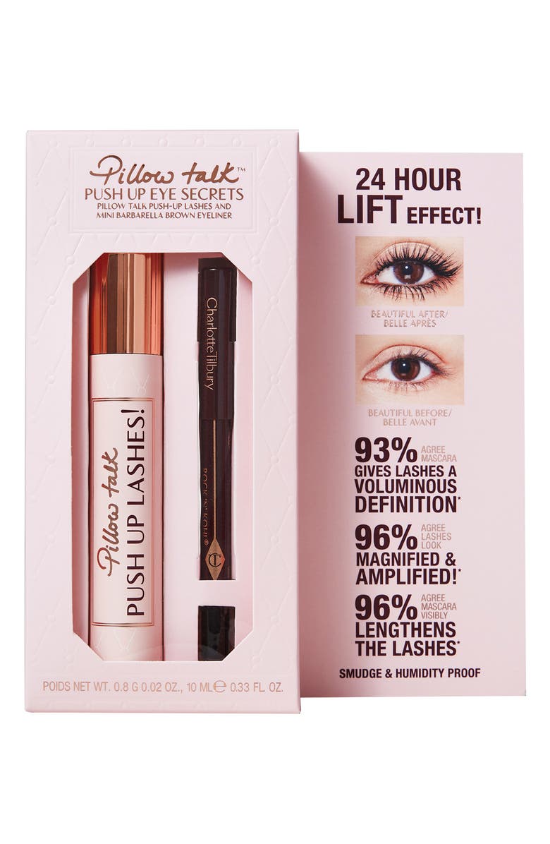 Charlotte Tilbury Pillow Talk Push Up Eye Secrets Mascara & Eyeliner Set, Alternate, color,
