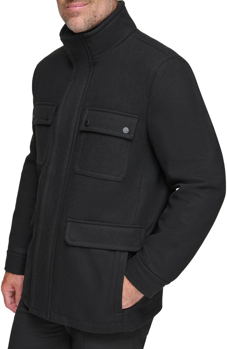Andrew Marc Dunbar Melton Jacket, Alternate, color,