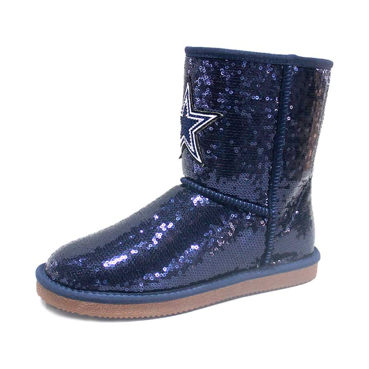 CUCE Women's Cuce Dallas Cowboys Sequin Boots, Alternate, color, 