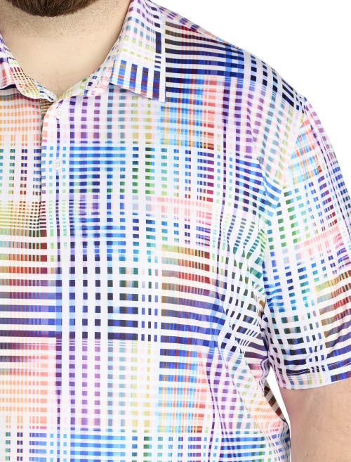 Robert Graham Dxl Big & Tall Wallis Polo Shirt In Multi