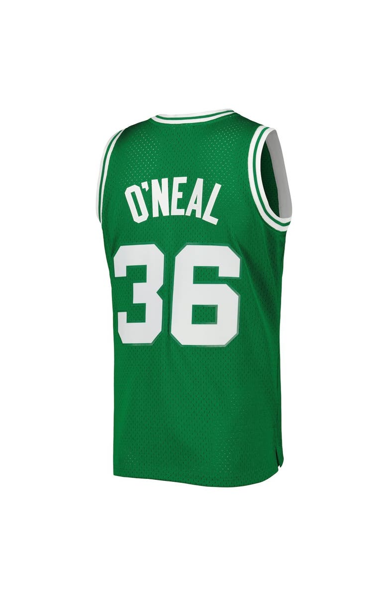 Mitchell & Ness Men's Mitchell & Ness Shaquille O'Neal Kelly Green Boston Celtics Hardwood Classics 2010-11 Jersey, Alternate, color,