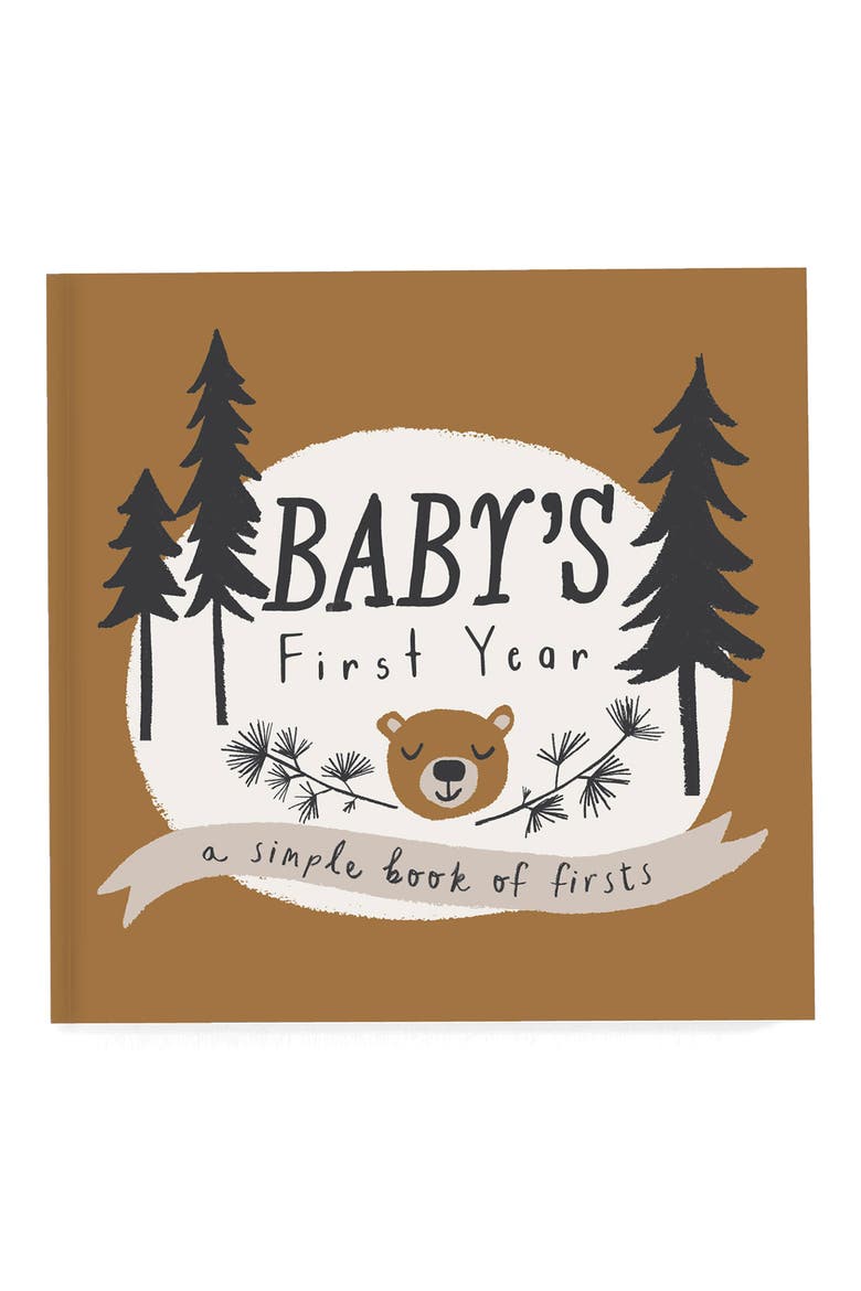 'Baby's First Year' Little Camper Memory Book, Main, color, MULTI