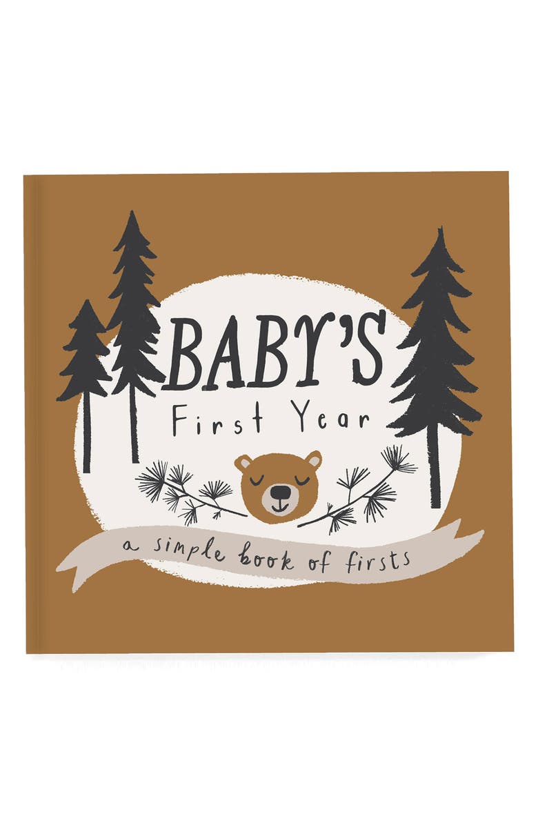 Lucy Darling 'Baby's First Year' Little Camper Memory Book, Main, color, Multi