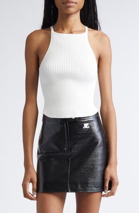 Circle Rib Sleeveless Top