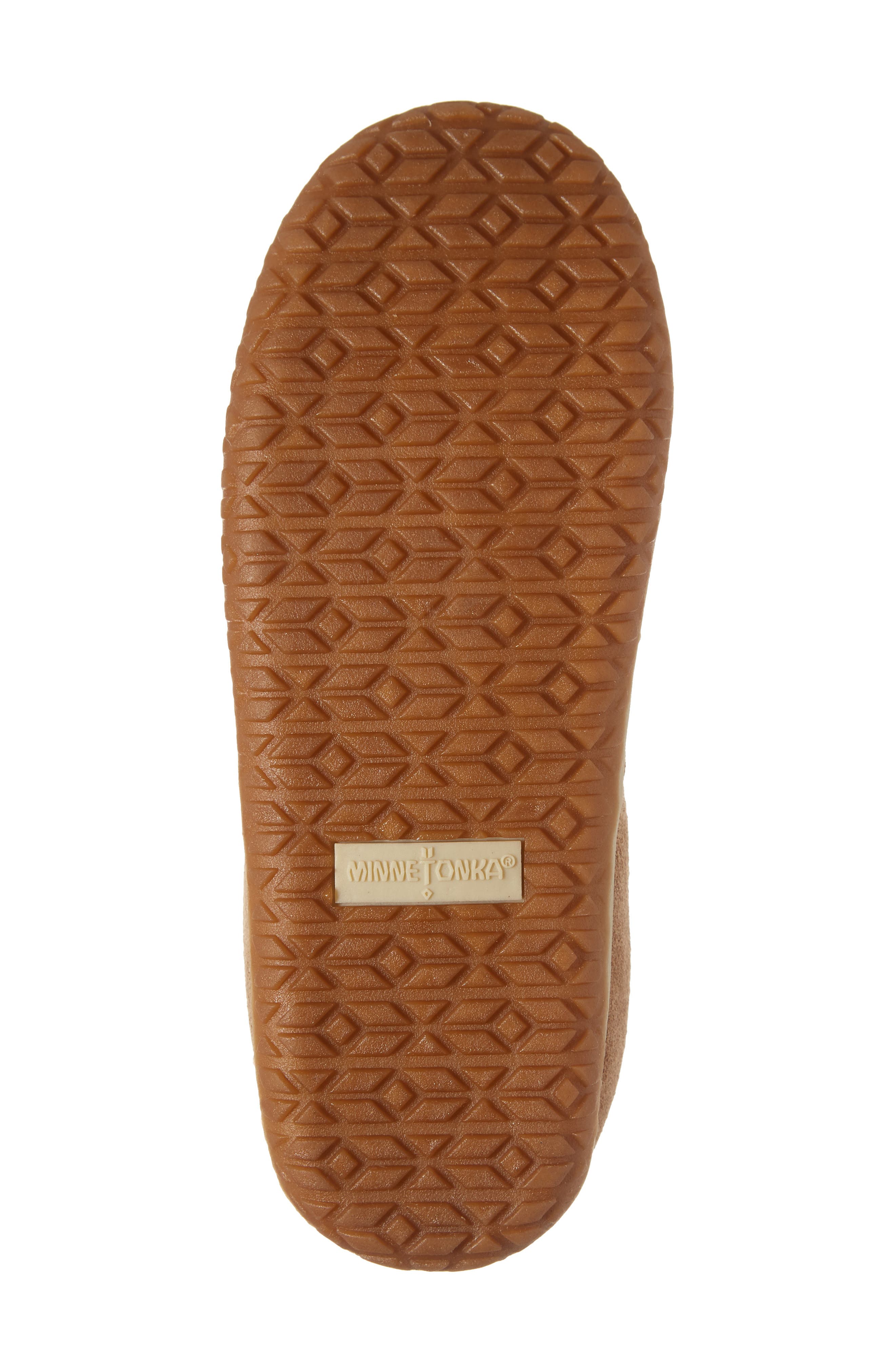 Minnetonka Tucson Bootie with Faux Fur Lining, Alternate, color, Cinnamon Suede