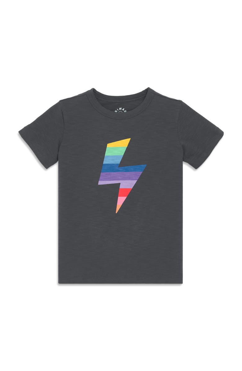 Primary Kids Rainbow Bolt Tee, Main, color,