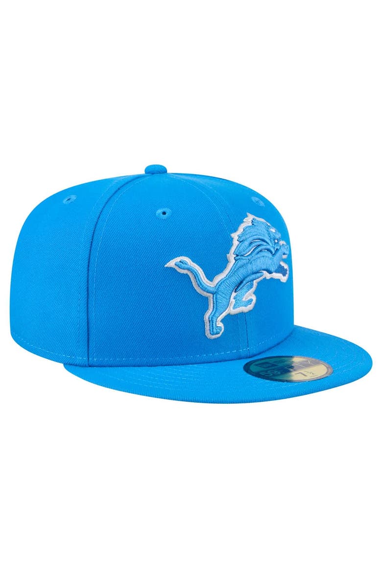 Men's New Era Blue Detroit Lions  Main 59FIFTY Fitted Hat, Alternate, color, Blue