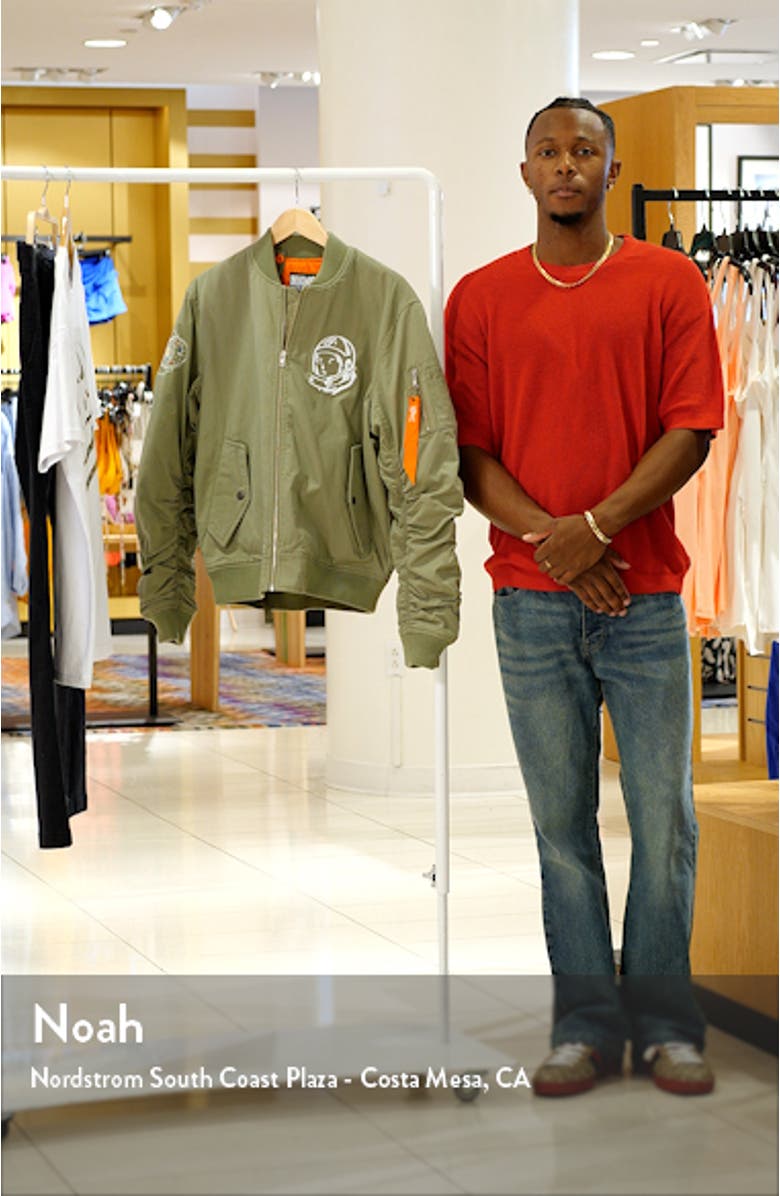 Thero Embroidered Twill Bomber Jacket, sales video thumbnail