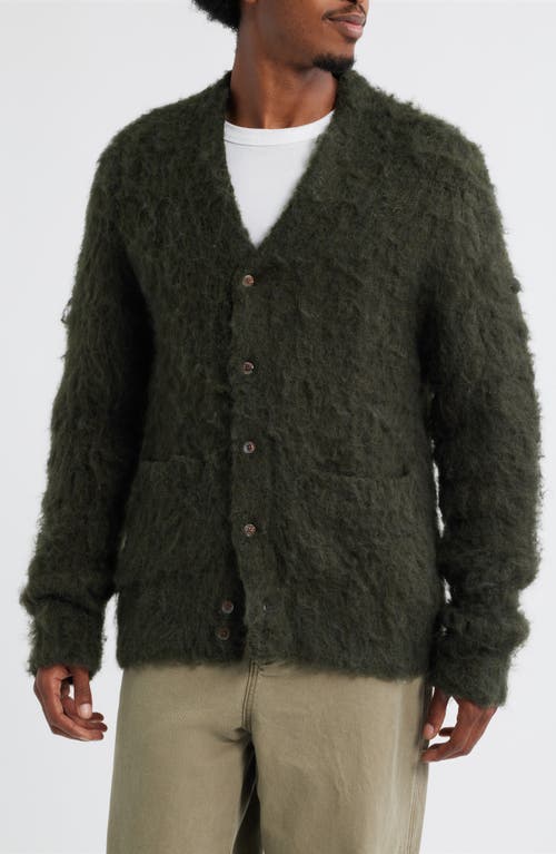 Obey Patron Cardigan In Green