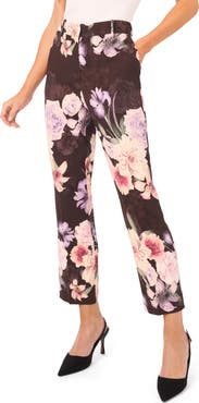 Ted Baker Lee Slim Floral Ankle Pants