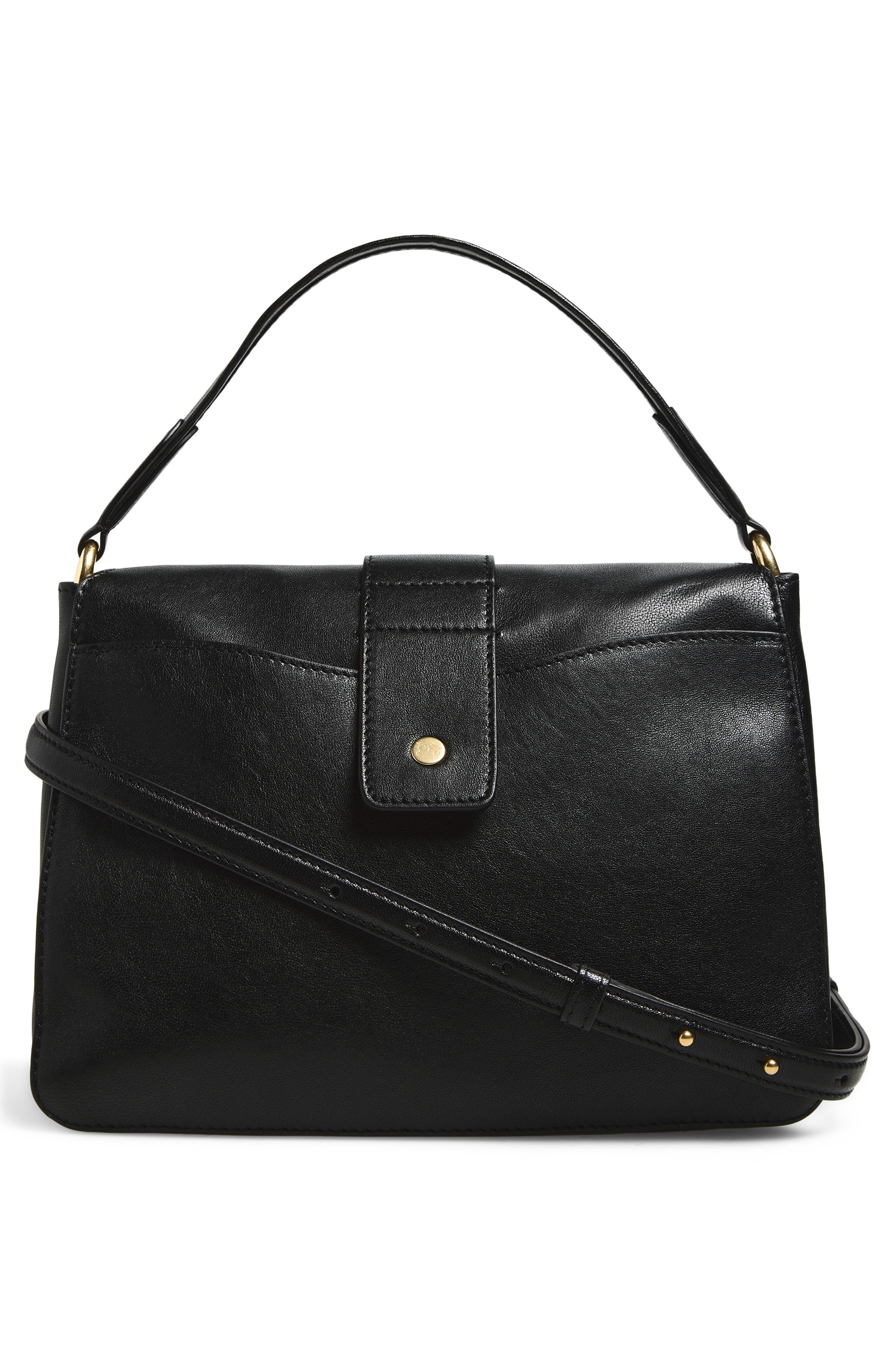 Burberry Small Rider Bag, Alternate, color, Black