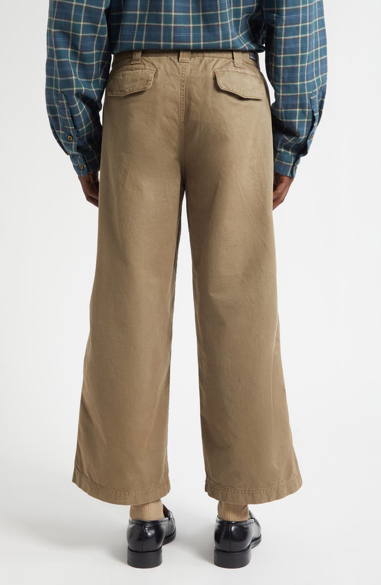 ERL Gender Inclusive Crop Chinos, Alternate, color, Taupe