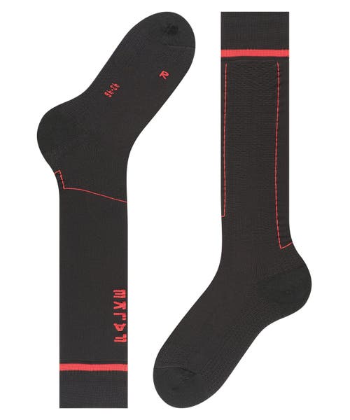 Falke Impulse Knee High Running Socks In Black