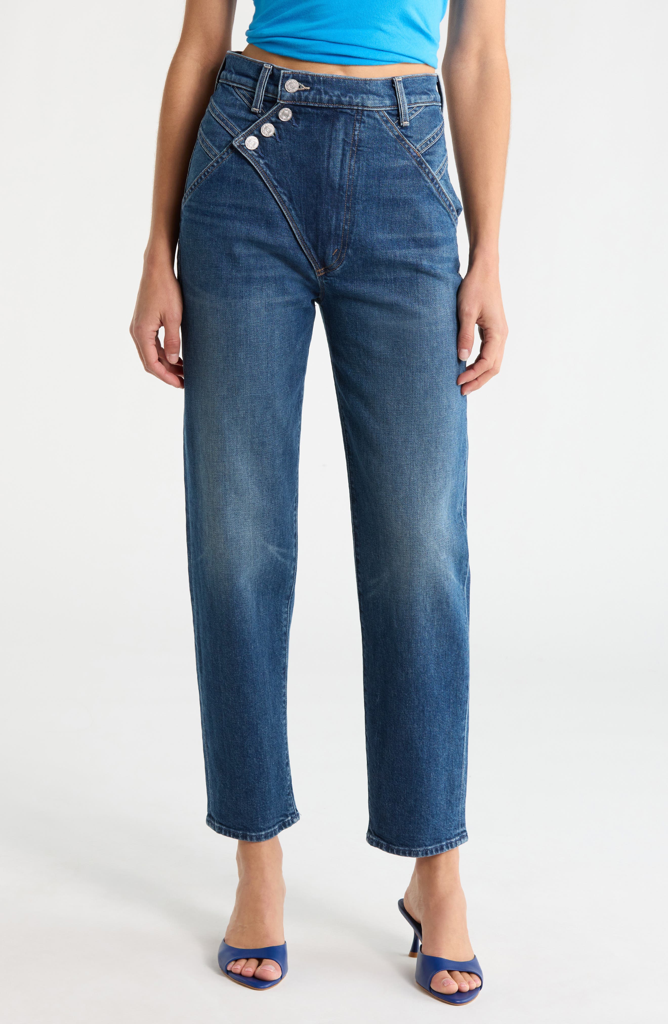 MOTHER The Right Away Tune Up Hover Jeans
