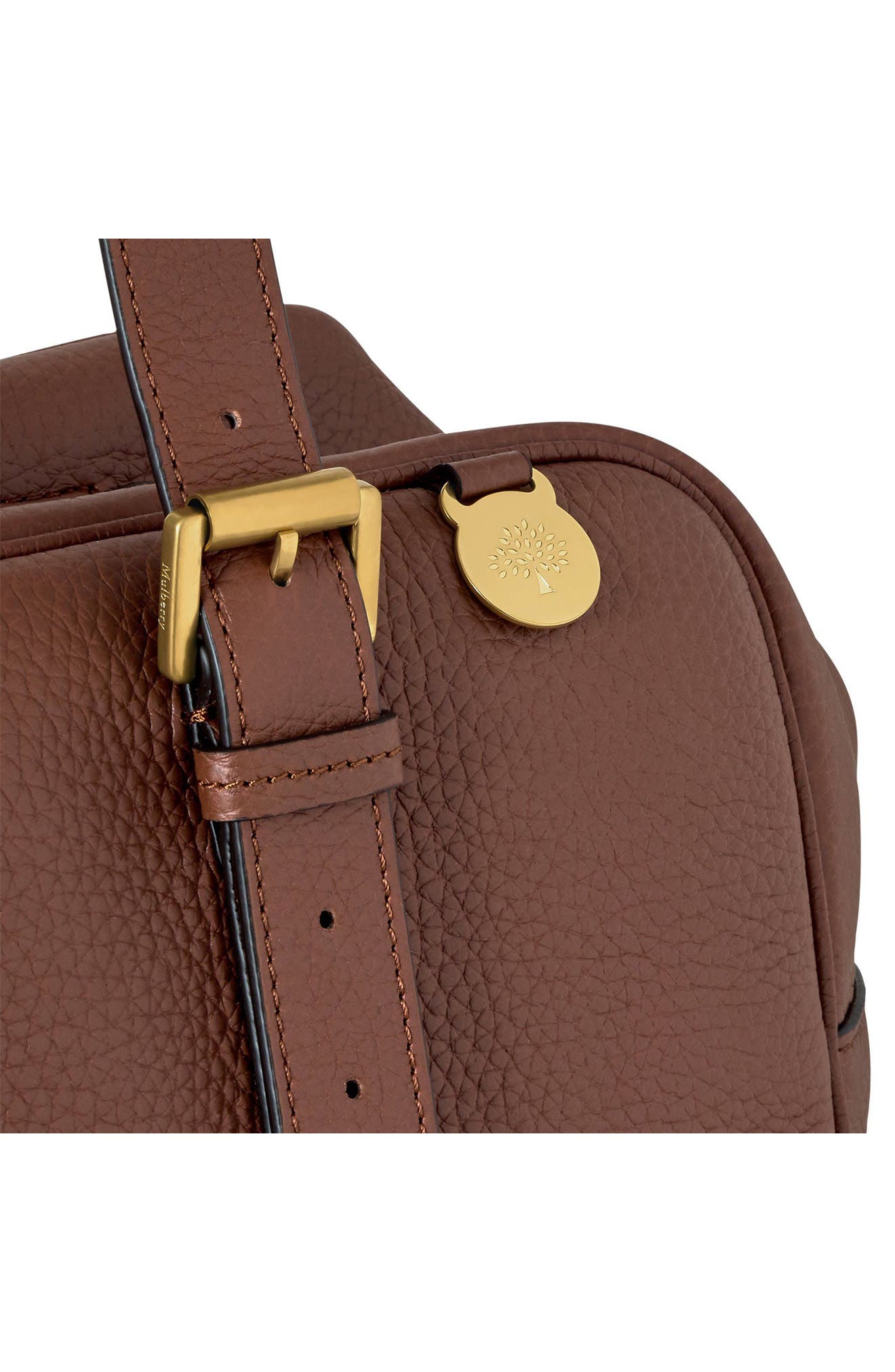 Boston Heavy Grain Top Handle Bag, Alternate, color, BRIGHT OAK