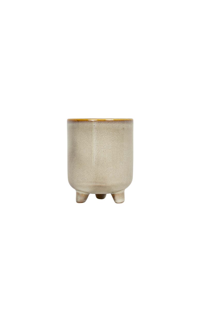 Foreside Home and Garden Footed Planter White Porcelain, Main, color, White
