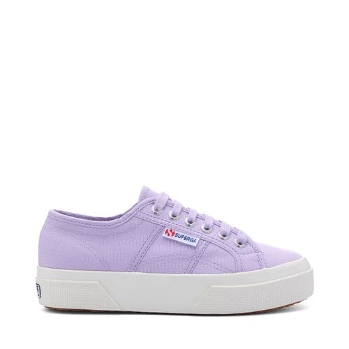 Superga 2740 Platform Sneakers in Violet Lilla Avorio 