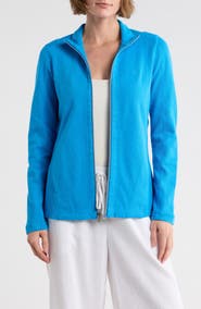 Tommy Bahama Brushed Rib Full Zip Sweatshirt