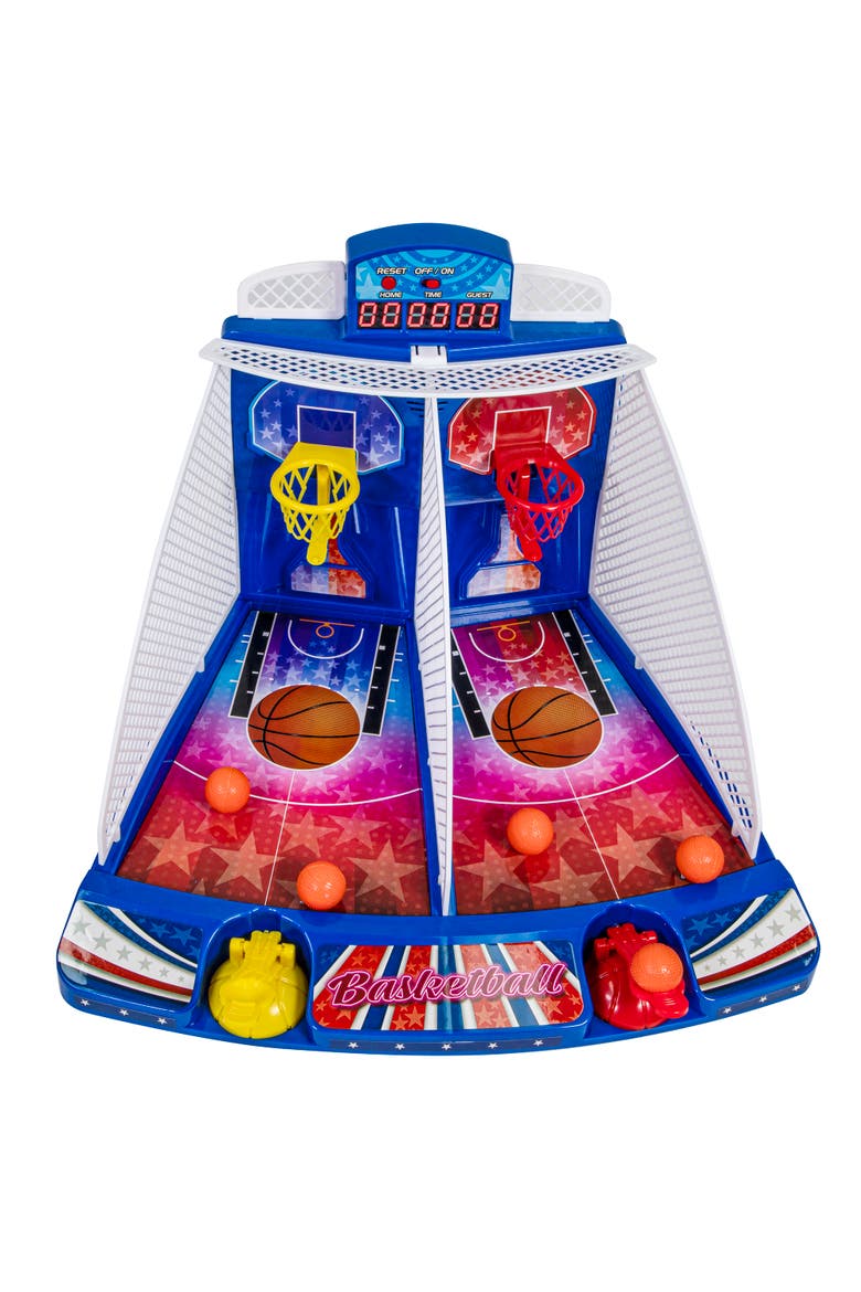 Electronic Basketball Tabletop Game, 6+, Alternate, color, Multicolored