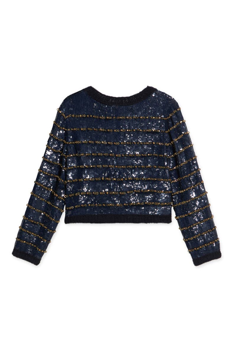 Fortela Divine Pailettes Jacket, Alternate, color, Blue