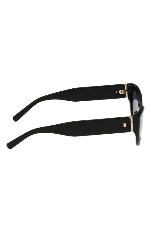 Abercrombie & Fitch 52mm Cat Eye Sunglasses In Blue