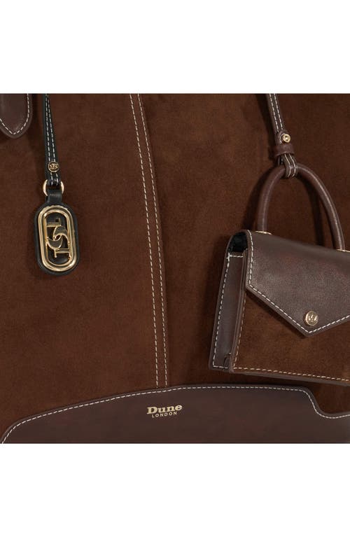 Dune London Decided Tote In Brown