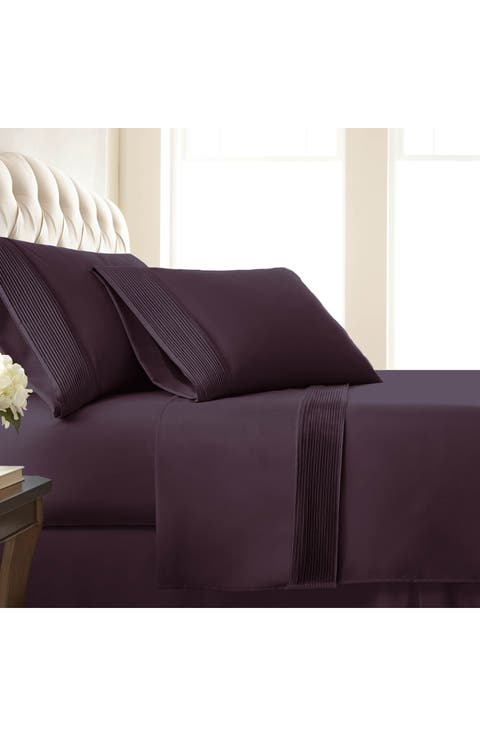 Premium Collection Pleated Extra Deep Pocket Sheet Set