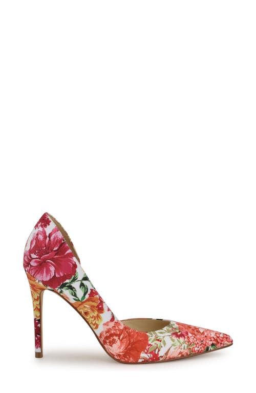 Nine West Folowe Half D'orsay Pump In White 146
