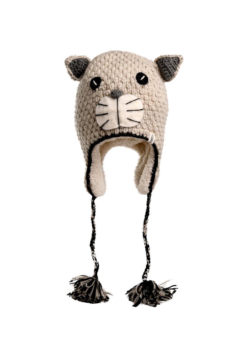 Crochet Shmil the Cat Hat, Main, color, White