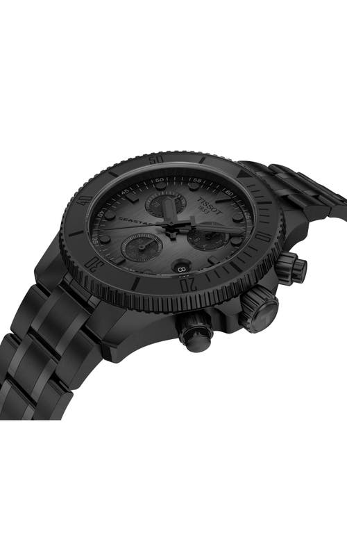 Tissot Seastar 1000 Quartz Chronograph Watch, 38mm In Black
