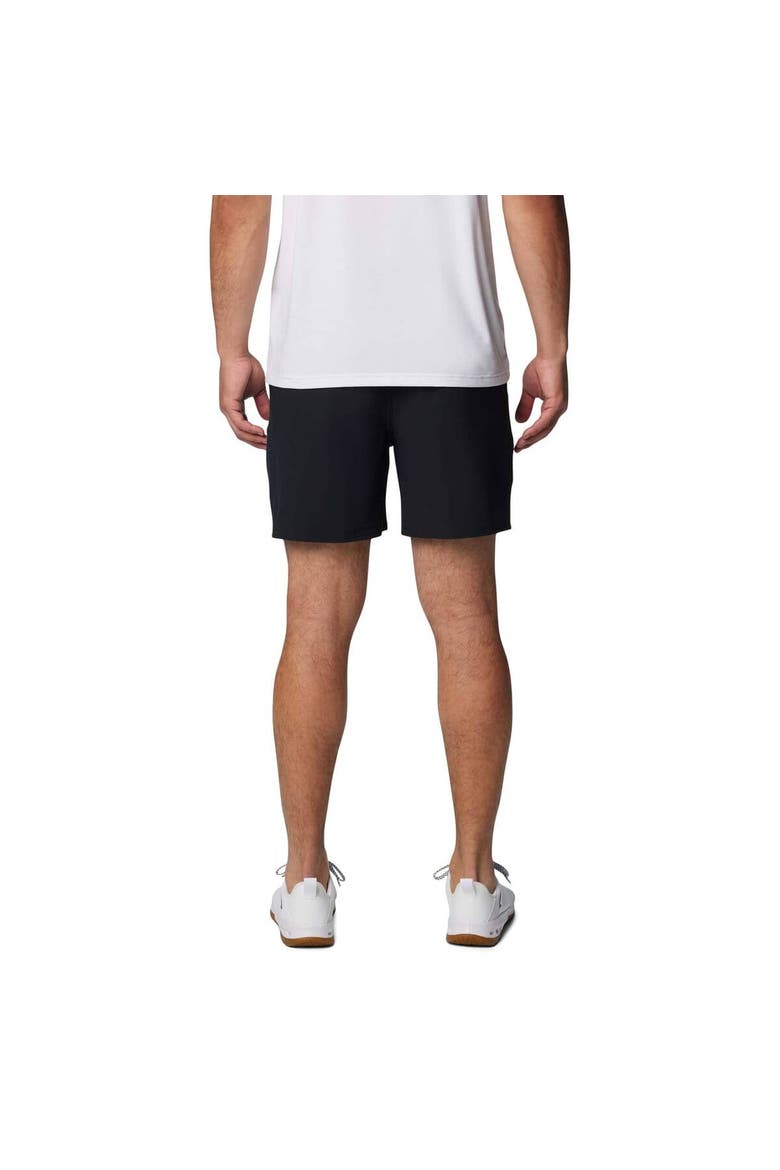 Men's Columbia Black Georgia Bulldogs PFG Terminal Roamer™ Omni-Shade™ Stretch Shorts, Alternate, color, Black