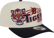 New Era Men's New Era  Cream/Navy Detroit Tigers Classic A-Frame 9FIFTY Snapback Hat