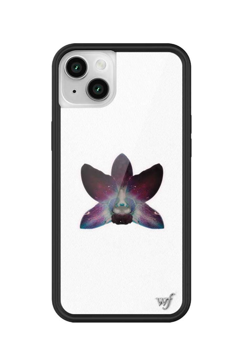 Orchid | White iPhone Case, Alternate, color, White
