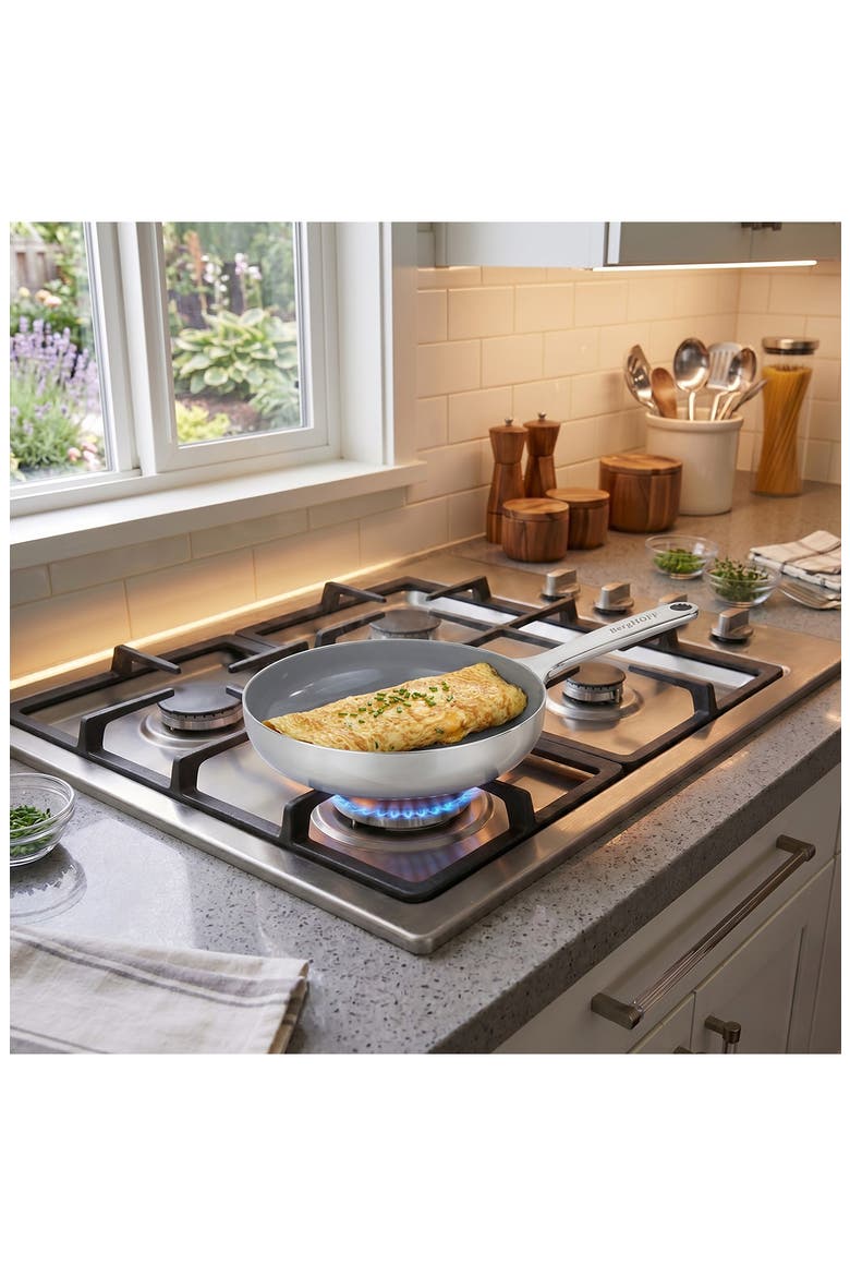 Belly Tri-Ply Stainless Steel Skillet, Alternate, color, STELLAR