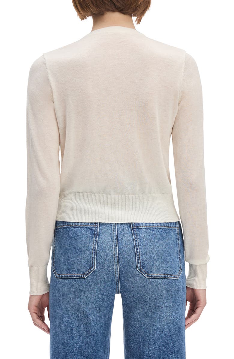 Favorite Daughter The Take a Bow Cardigan, Alternate, color, Ivory