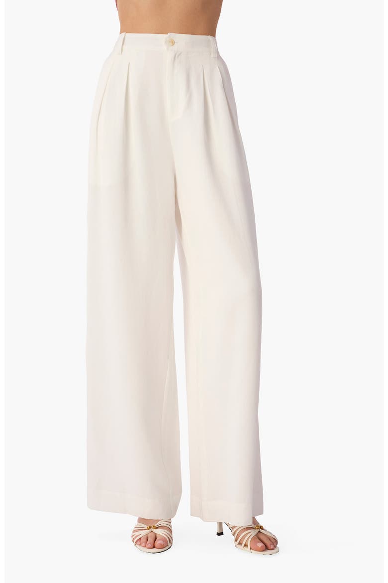 Davina Wide Leg Pants, Alternate, color, WHITE