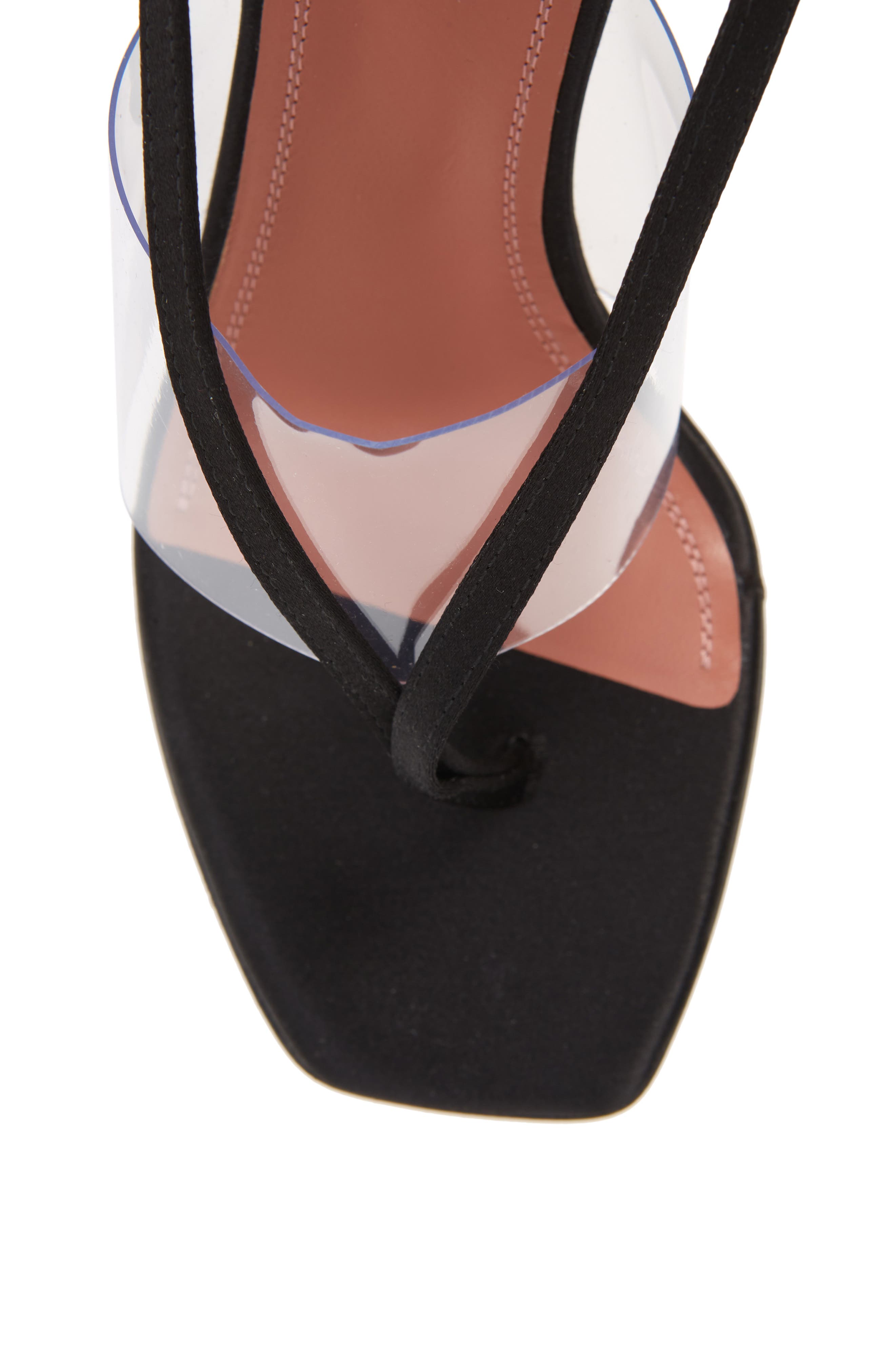 Amina Muaddi Zula Ankle Wrap Sandal, Alternate, color, 