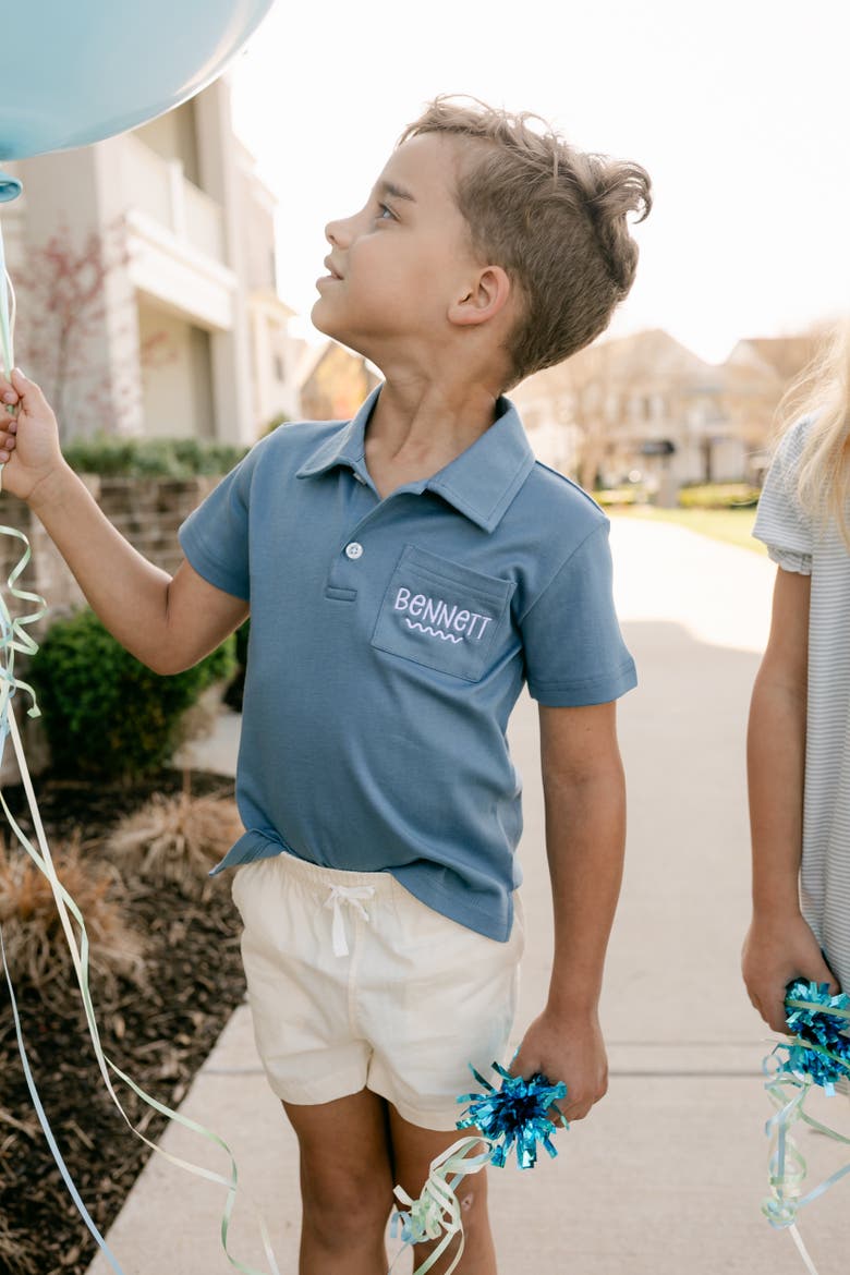 Archie Polo Shirt, Alternate, color, Lake Blue