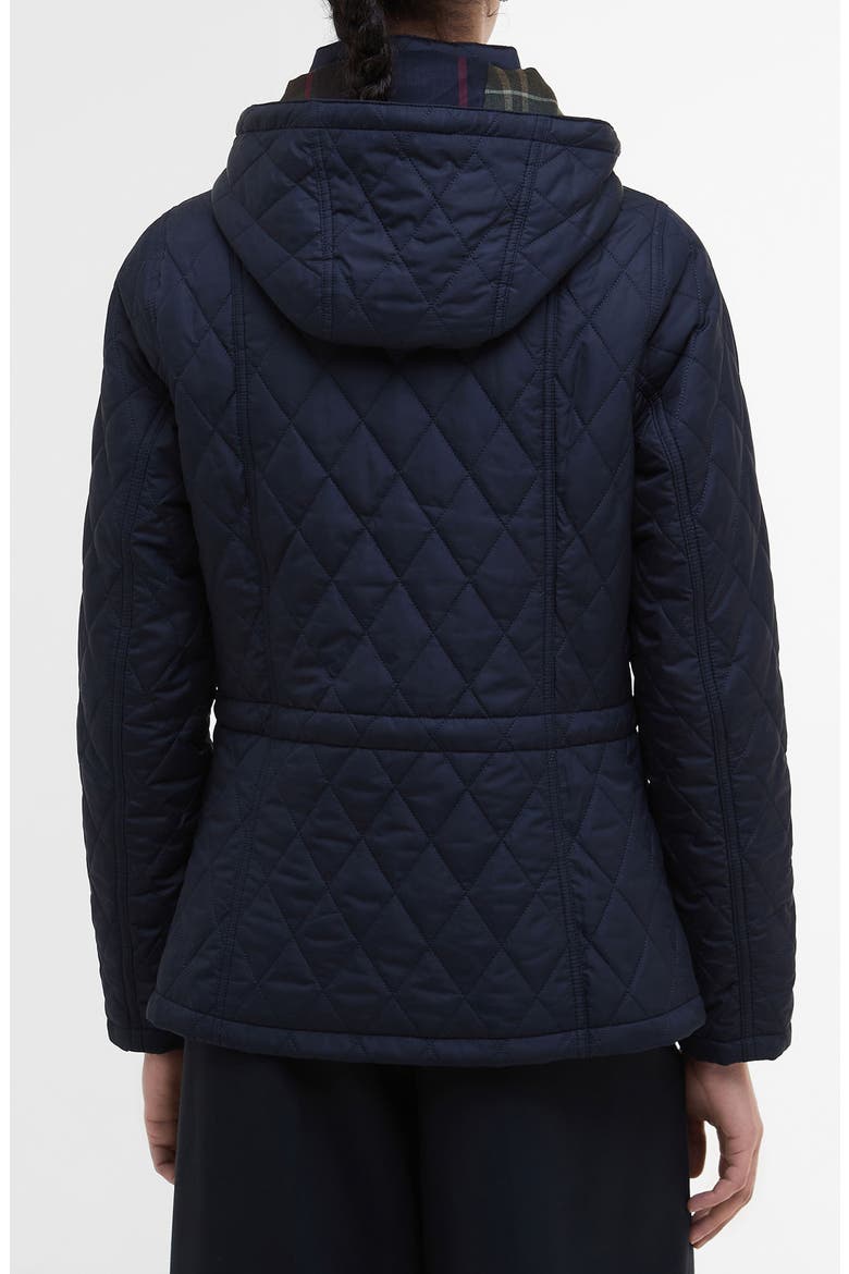 Millfire Hooded Quilted Jacket, Alternate, color, NAVY/CLASSIC