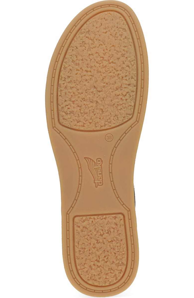 Dansko Cass Ankle Strap Peep Toe Wedge Sandal, Alternate, color, Sage Milled Nubuck