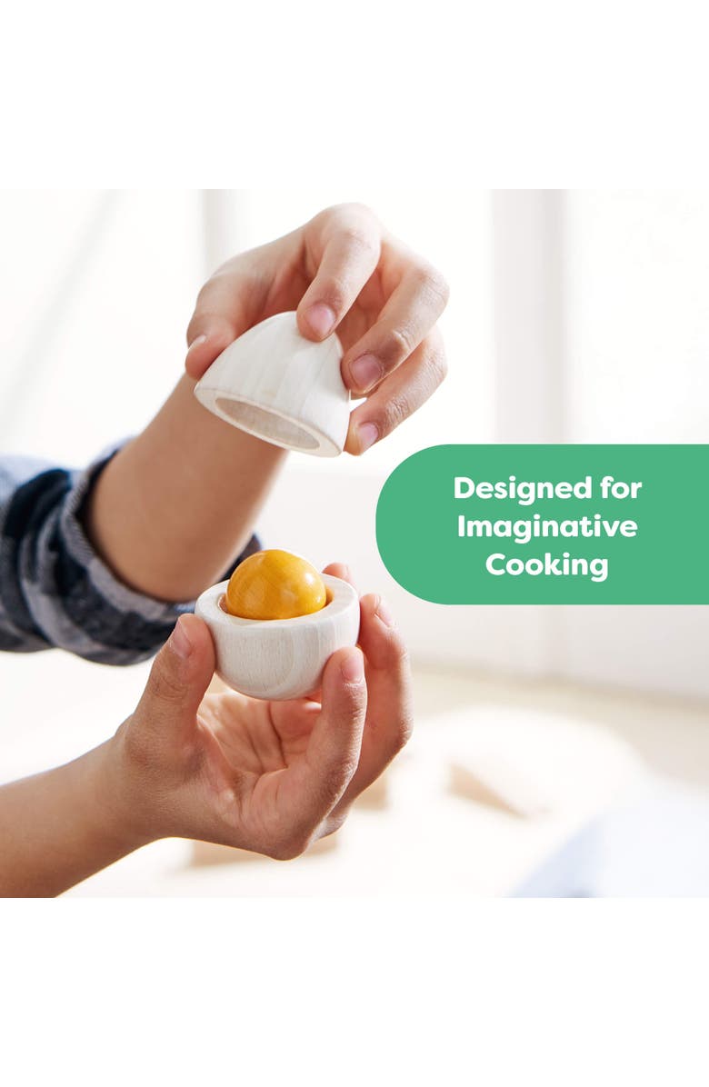 HABA Creative Play - Wooden Eggs Play Food Set, Alternate, color, Multi