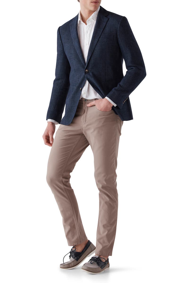 Rodd & Gunn The Cascades Virgin Wool & Linen Sport Coat, Alternate, color, Midnight