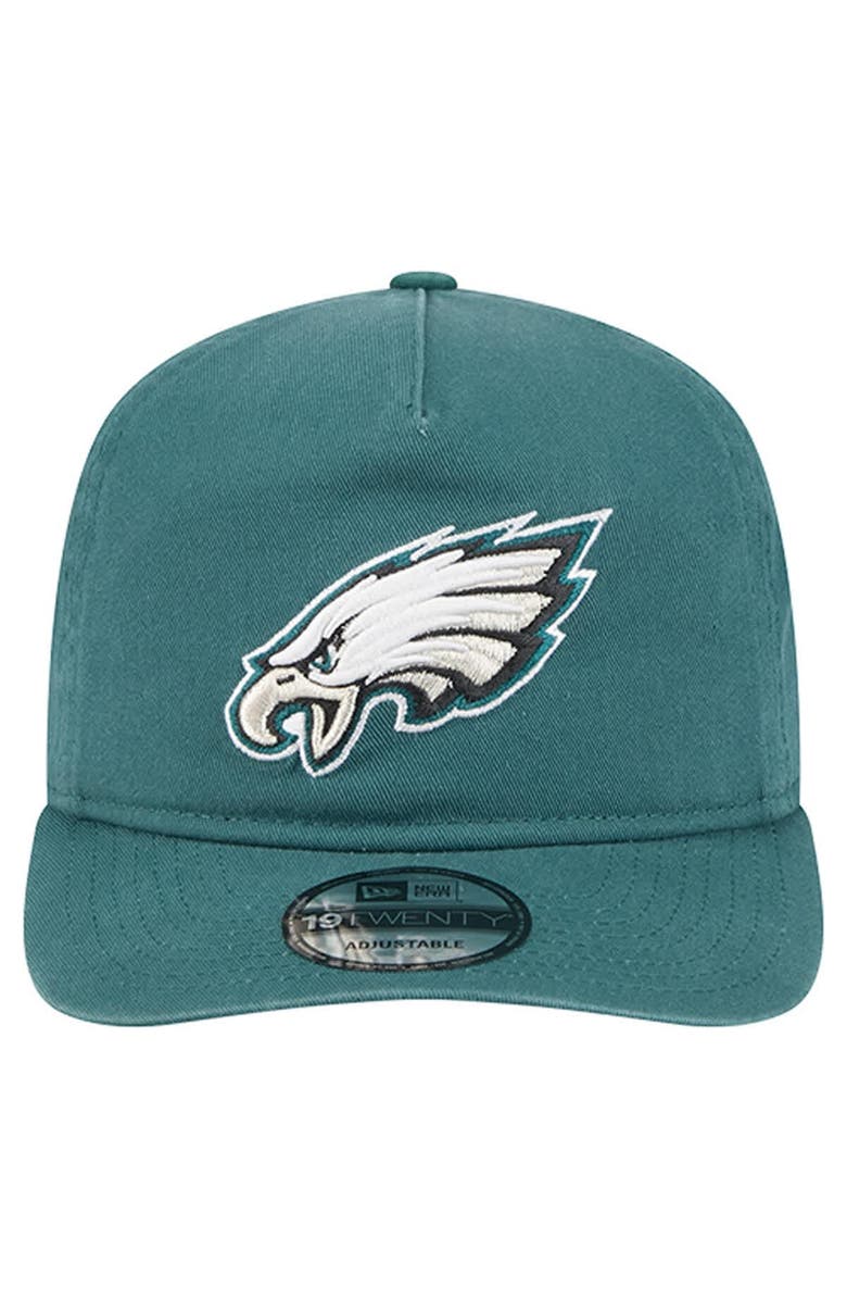 New Era Men's New Era  Midnight Green Philadelphia Eagles Team 19TWENTY Adjustable Hat, Alternate, color, Green