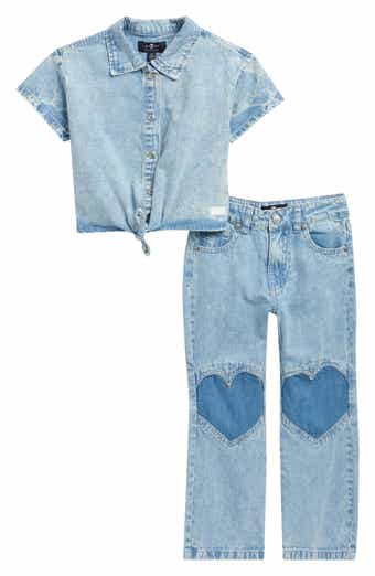 Kids' 2-Piece Flare Leg Denim Set