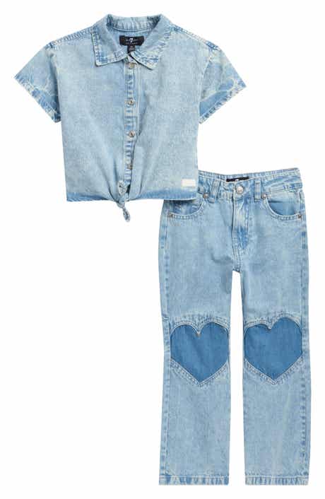 Kids' 2-Piece Flare Leg Denim Set