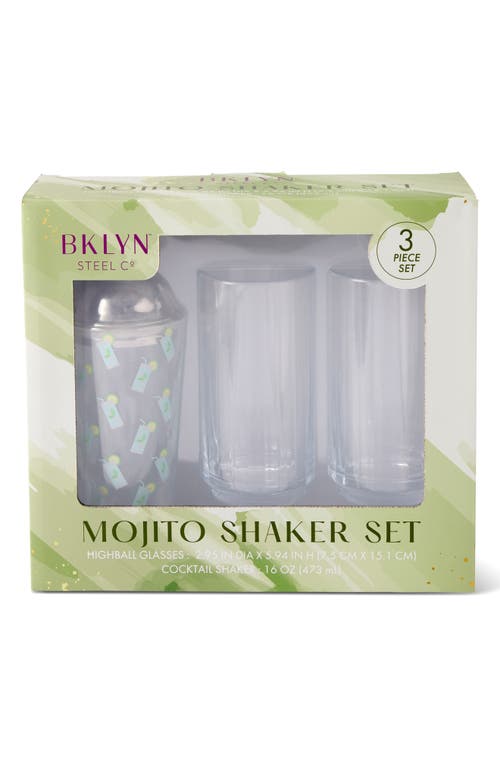 Brooklyn Steel Co. Mojito Shaker Set In Silver