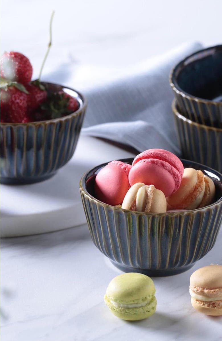 Porto Brasil Linhas Ramekin Set of 6, Alternate, color, Oceano