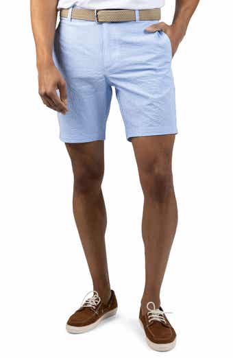 TailorByrd Stripe Seersucker Shorts