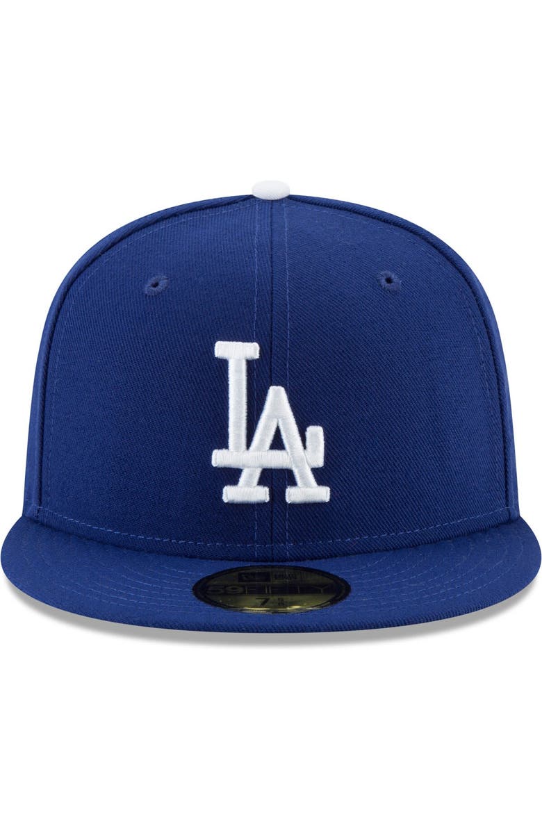 New Era Men's New Era Royal Los Angeles Dodgers 60th Anniversary Authentic Collection On-Field 59FIFTY Fitted Hat, Alternate, color, 
