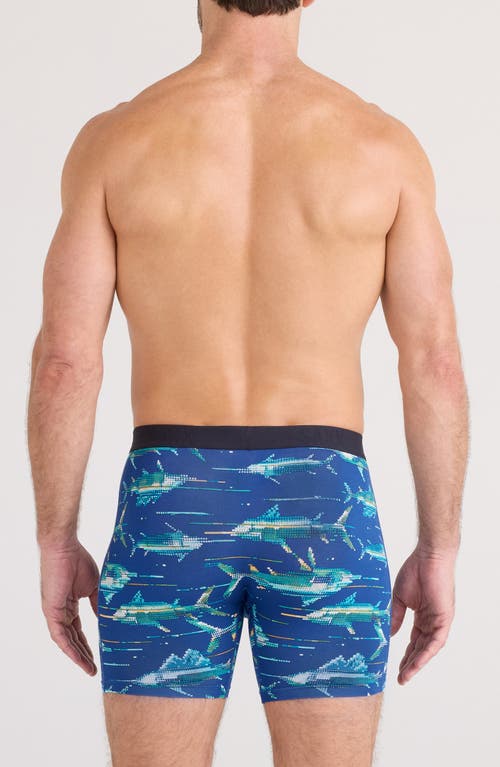 Saxx Vibe Xtra Boxer Briefs In Blue